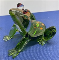 “Frog “ Art Glass 5 x 7”
