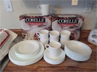 12 Place Settings of Corelle Dishware