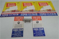 Lot of York Fair Brouchures and Anvil