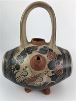 Mexican Hand Painted Ceramic Water Pot