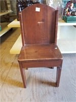 Small Wood Chair 13"w x 11.5"d x 26"t (13" to seat