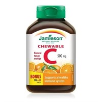 Sealed- Jamieson Chewable Vitamin C 500 mg