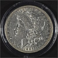 1885 MORGAN DOLLAR AU