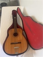 Harmony 12-String Acoustic Guitar & Hard Case