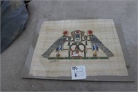 Hand painted Vintage Caprice Egyptian Art