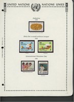 United Nations New York Stamps 1988