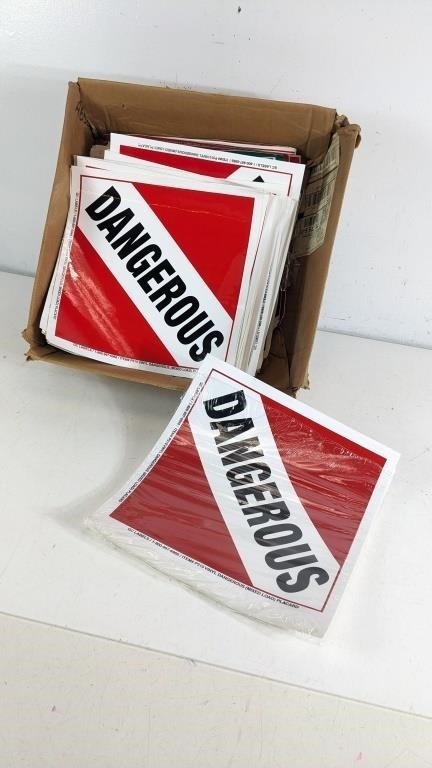 (1)Assorted Warning Signs Collection