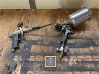 Pair of Pneumatic Paint Sprayer/Spray Guns