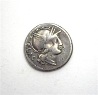 77 BC Rutilius Flaccus VF Denarius