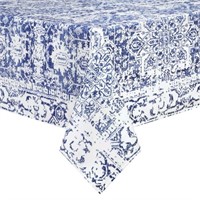 60 x 120  Blue Bohemian Waterproof Polyester Table