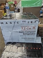 magic chef 3.2cuft retro compact refrigerator