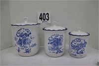Set of (3) Winnie the Pooh Canisters