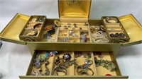 Estate Jewelry Box Watches Necklaces rings brooche