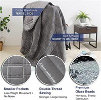 OMYSTYLE WEIGHTED BLANKET SIZE 88 X104 INCH