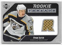 Ryan Suter UD Rookie Threads Jersey card RT-RS