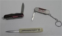 MYRON POCKET KNIFE W/CORKSCREW-ROMEO MI KEYRING