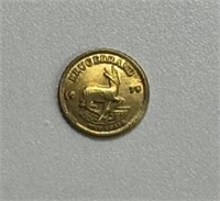 1978 GOLD KRUGERRAND SOUTH AFRICA MINATURE  COIN
