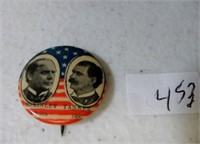 1898 McKinley/Tanner Campaign Button