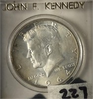 1964 Kennedy Silver Half Dollar