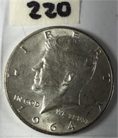 1964 Kennedy Silver Half Dollar