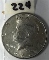 1964 Kennedy Silver Half Dollar