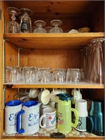 Contents of Cabinet - Glassware
