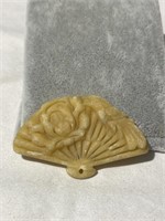 Yellow Jade Carved Pendant