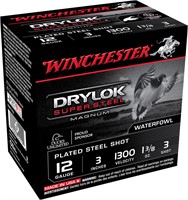 Winchester Ammo XSM1233 DryLock Super Magnum 12 Ga