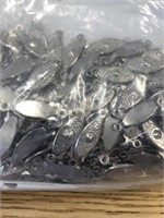 Nickel plated fish hook clasps. 20 mm. 1440 pieces
