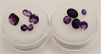 (KC) Amethyst Gemstones - Round, Princess, Oval