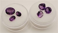 (KC) Amethyst Gemstones - Round, Princess, Oval