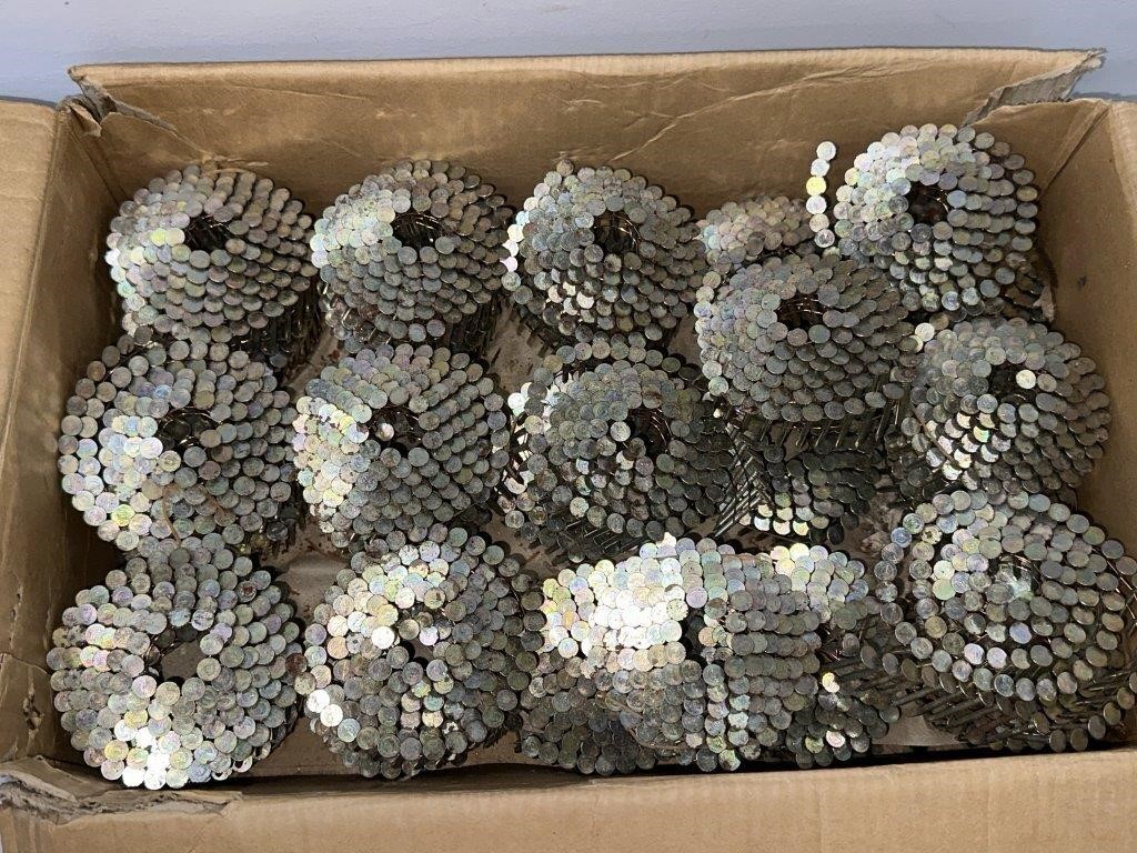 1-1/4" Coil Roofing Nails Galvanized