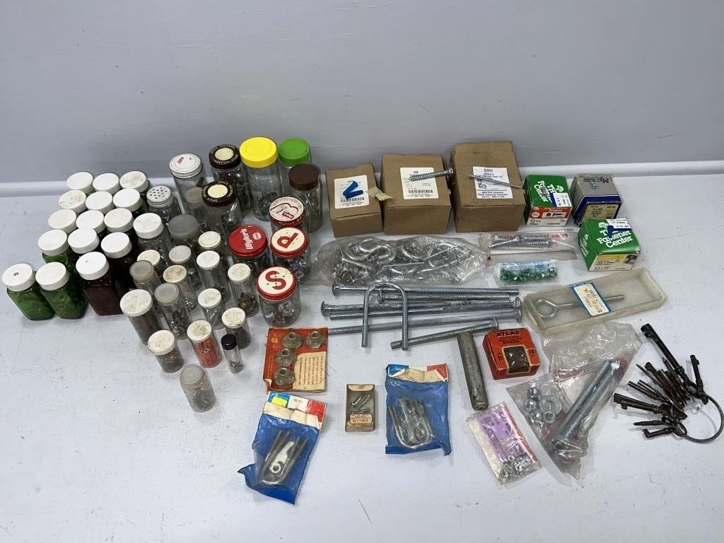 Nuts, Bolts, Screws, Nails, Plastic Anchors,