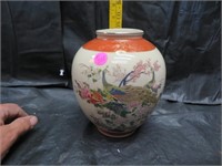 Vintage Satsuma Vase 7&1/2" x 6" x 6"