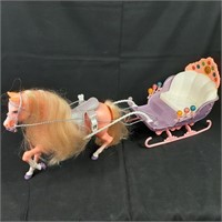 Barbie Nutcracker Horse and Sleigh