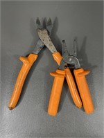Two Klein Tools (Wire Stripper & Crimper)