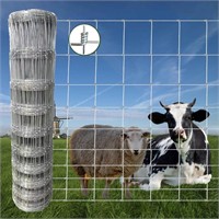 Farm Fence,4ft x 164ft Galvanized Wire