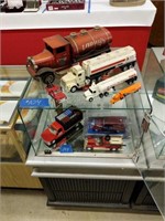 Group Of Toy Trucks As Shown