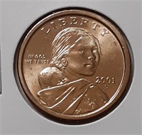 UNC SACAGAWEA DOLLAR-2001-D