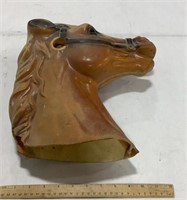 Plastic rocking horse head