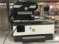 Hp printer and manacold box.