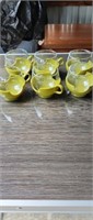 6 Pyrex Roly Poly Cups