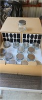 15 Jars with lids