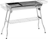 Outsunny Charcoal Grill  Stainless Steel Portable