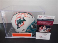 JASON TAYLOR SIGNED AUTO DOLPHINS MINI HELMET JSA