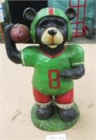 17" Tall Football Garden Bear
