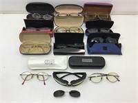 Vintage To Modern Eyeglasses, Most with