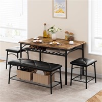 IDEALHOUSE Dining Table Set for 4, Kitchen Table S