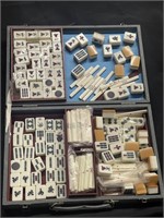 Vintage mahjong pieces lot
