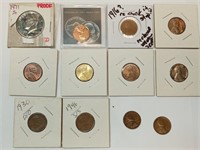 OF) Kennedy half dollar proof with pennies